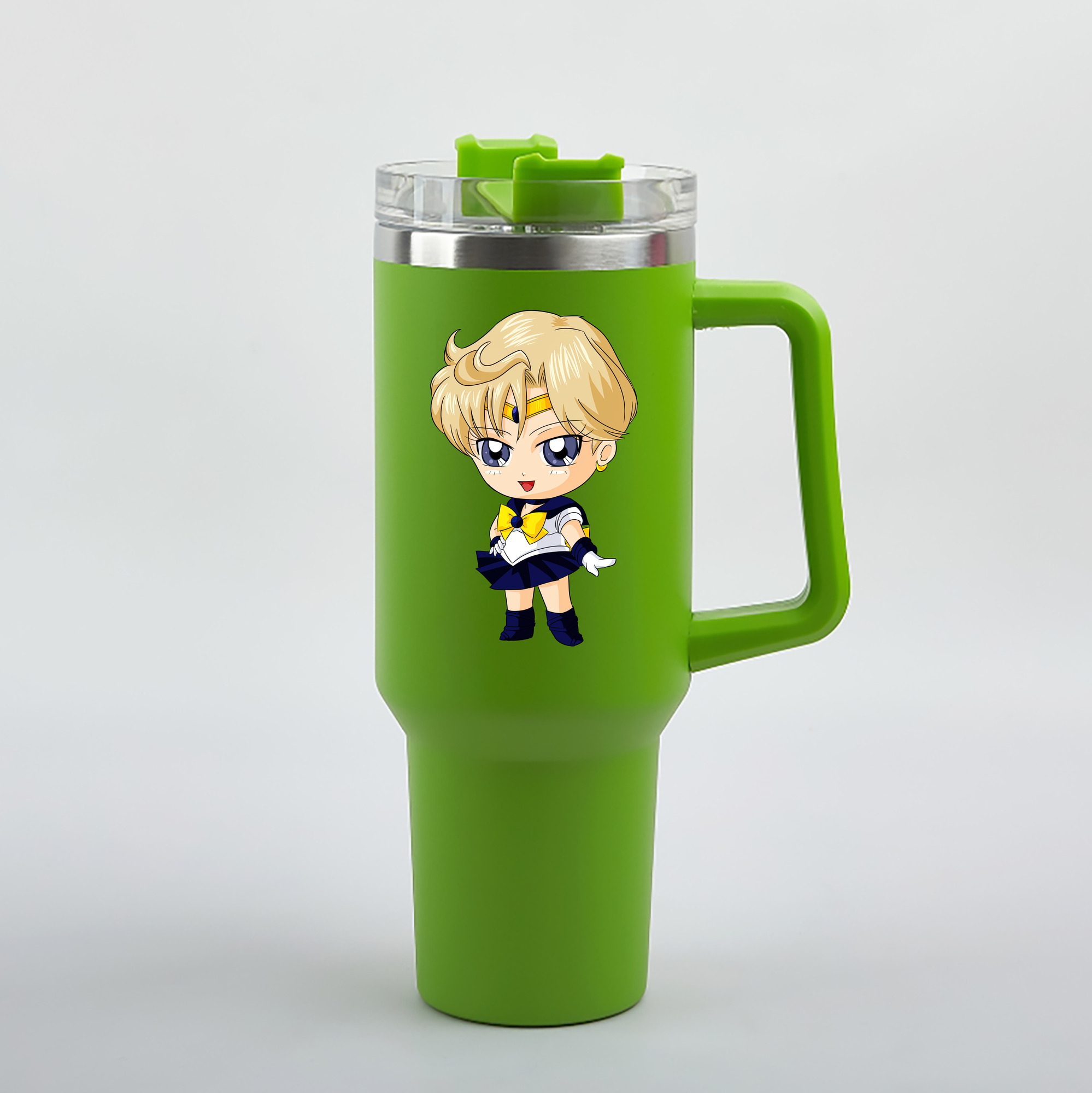 （画像用） 美少女戦士セーラームーン 天王はるか Sailor Moon Tenoh Haruka 1200mL車用タンブラー（カラープリント）